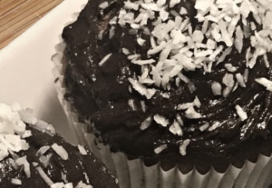 Chokolademuffins med frosting